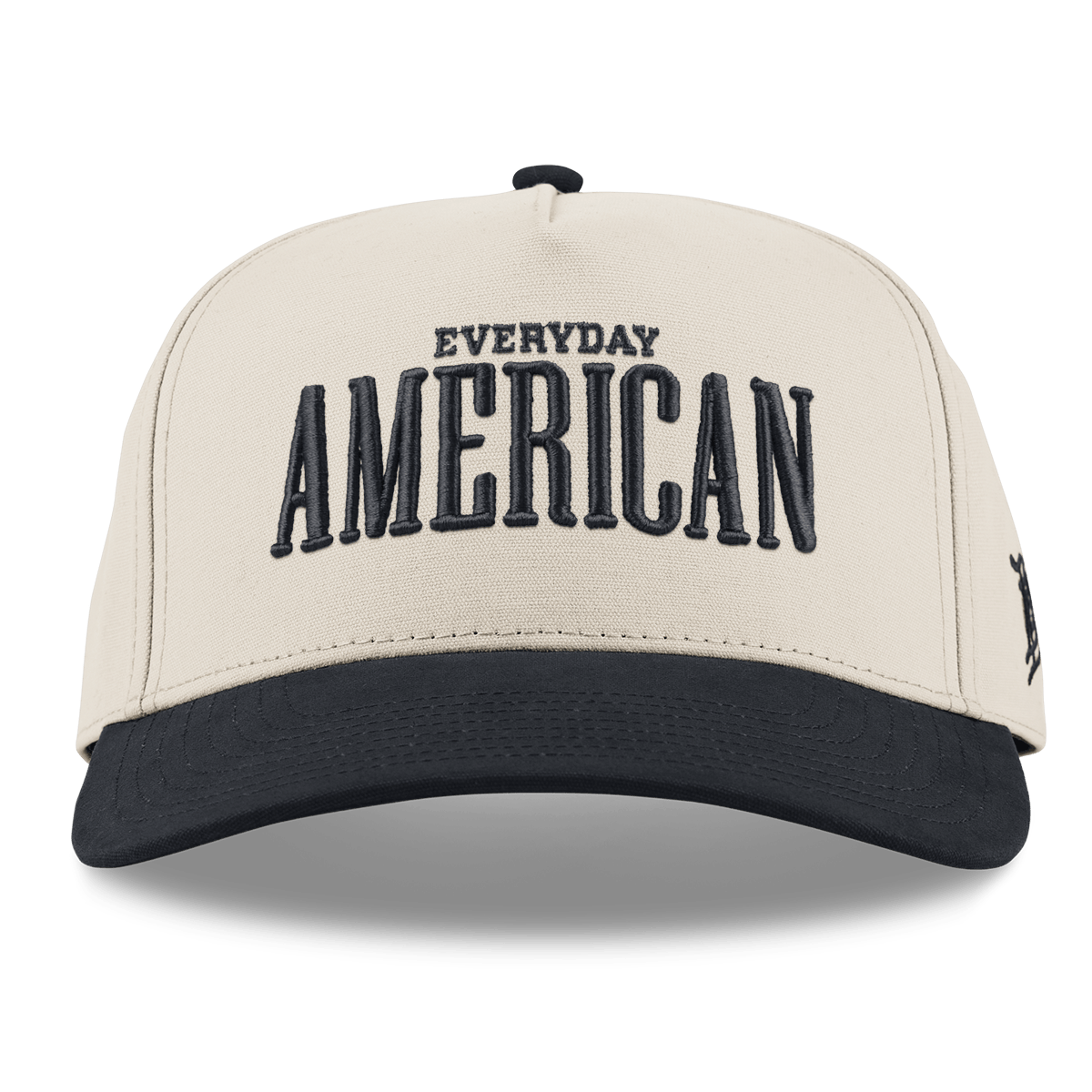 Everyday American Curved 5 Panel Canvas Beige/Vintage Black