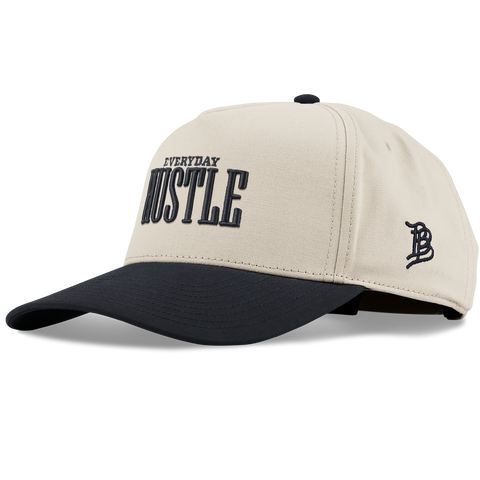 Everyday Hustle Curved 5 Panel Canvas Beige/Vintage Black