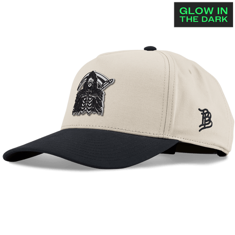 Grim Reaper Glow Curved 5 Panel Canvas Beige/Vintage Black