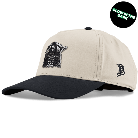 Grim Reaper Glow Curved 5 Panel Canvas Beige/Vintage Black