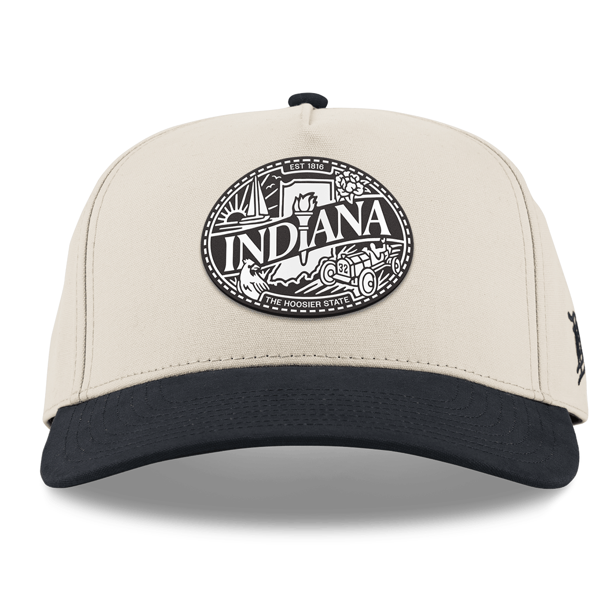 Indiana Traveler Curved 5 Panel Canvas Beige/Vintage Black