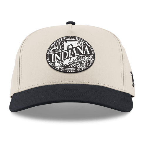 Indiana Traveler Curved 5 Panel Canvas Beige/Vintage Black