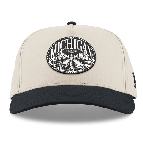 Michigan Traveler Curved 5 Panel Canvas