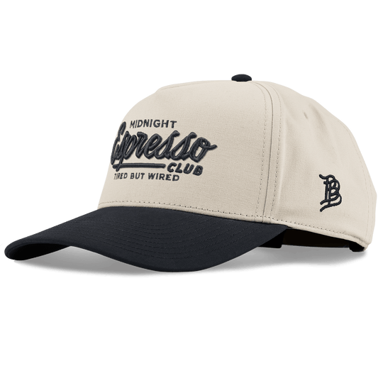 Midnight Espresso Club Curved 5 Panel Canvas Beige/Vintage Black