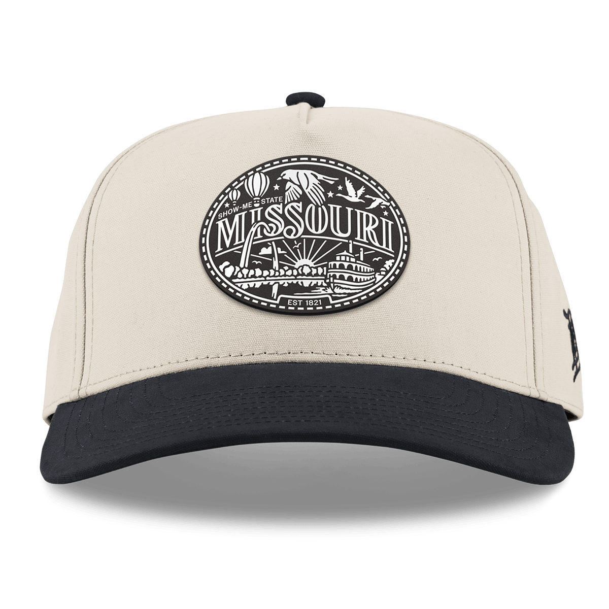 Missouri Traveler Curved 5 Panel Canvas Beige/Vintage Black