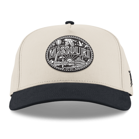 Missouri Traveler Curved 5 Panel Canvas Beige/Vintage Black