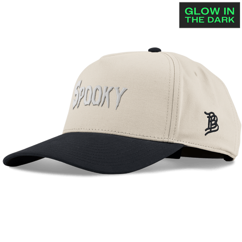 Spooky Glow Curved 5 Panel Canvas Beige/Vintage Black