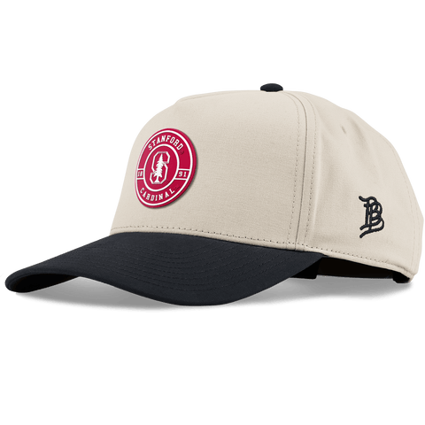 Stanford University "Stanford Seal" Curved 5 Panel Canvas Beige/Vintage Black