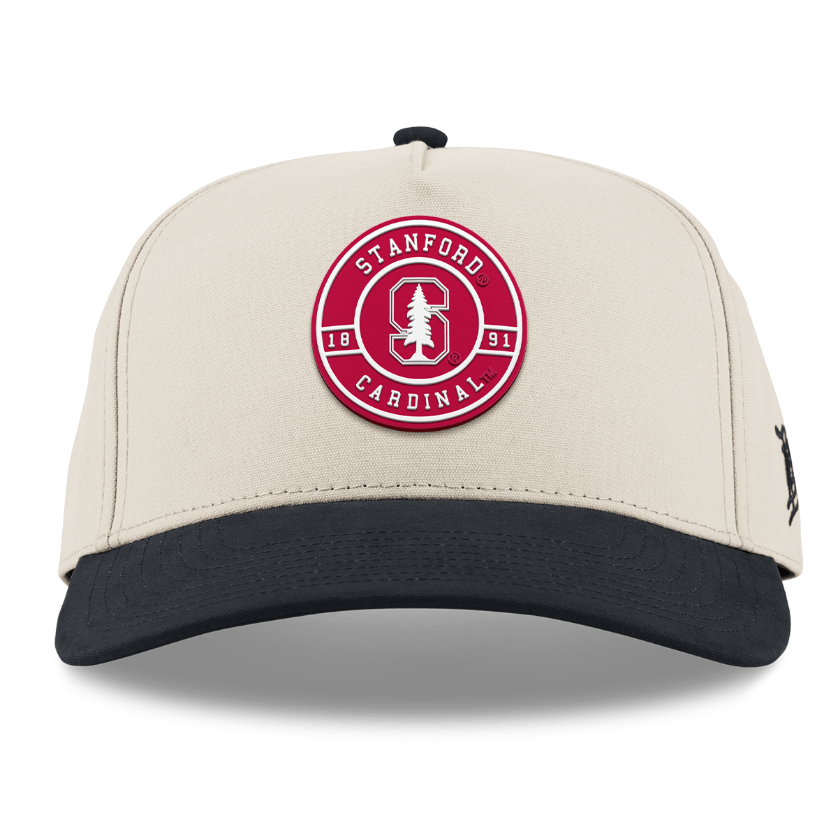 Stanford University "Stanford Seal" Curved 5 Panel Canvas Beige/Vintage Black