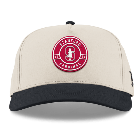 Stanford University "Stanford Seal" Curved 5 Panel Canvas Beige/Vintage Black