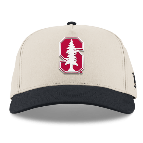 Stanford University "Stanford Team Logo" Curved 5 Panel Canvas Beige/Vintage Black