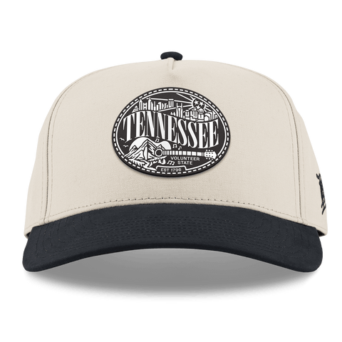 Tennessee Traveler Curved 5 Panel Canvas Beige/Vintage Black