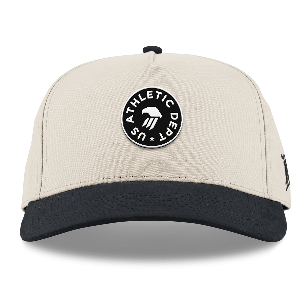 Eagle Athletic Curved 5 Panel Canvas Beige/Vintage Black