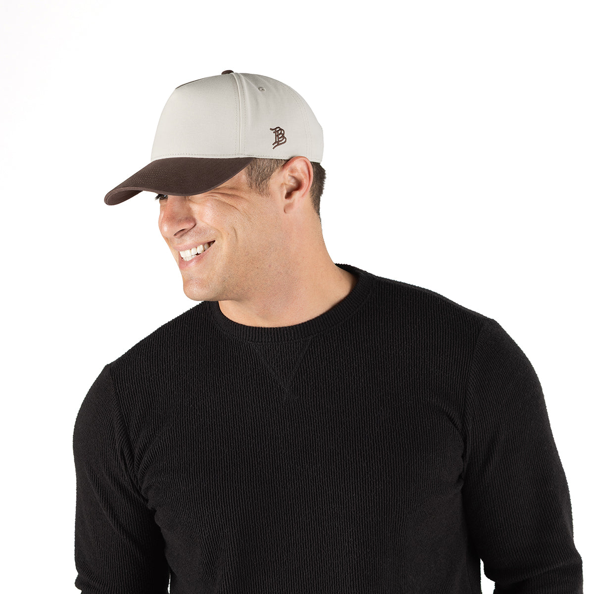 Bare Curved 5 Panel Canvas Beige/Vintage Brown