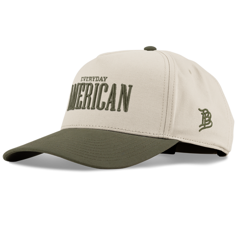 Everyday American Curved 5 Panel Canvas Beige/Vintage Loden