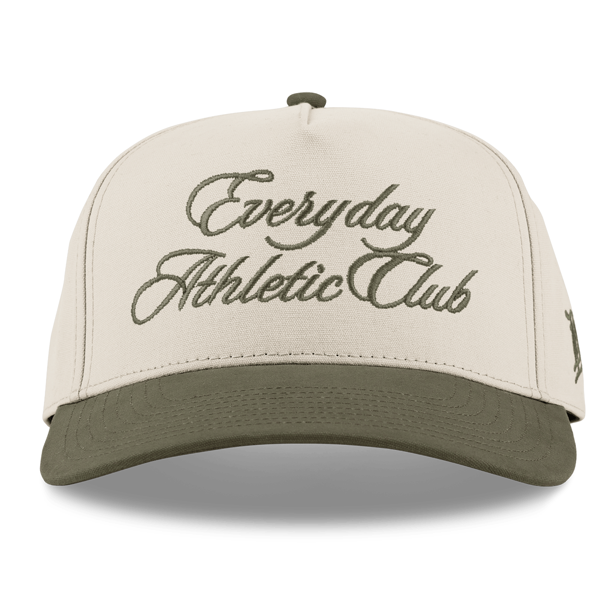 Everyday Athletic Club Curved 5 Panel Canvas Beige/Vintage Loden