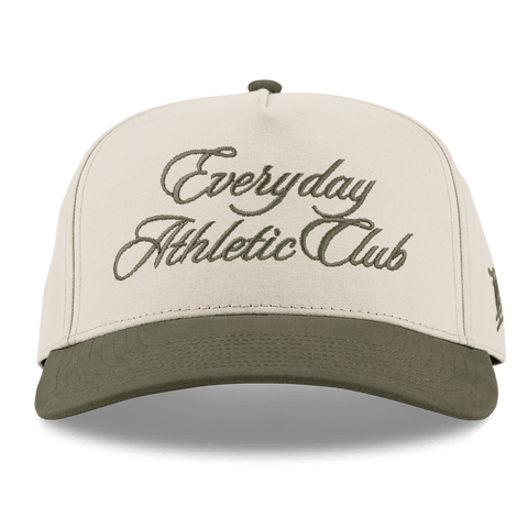 Everyday Athletic Club Curved 5 Panel Canvas Beige/Vintage Loden