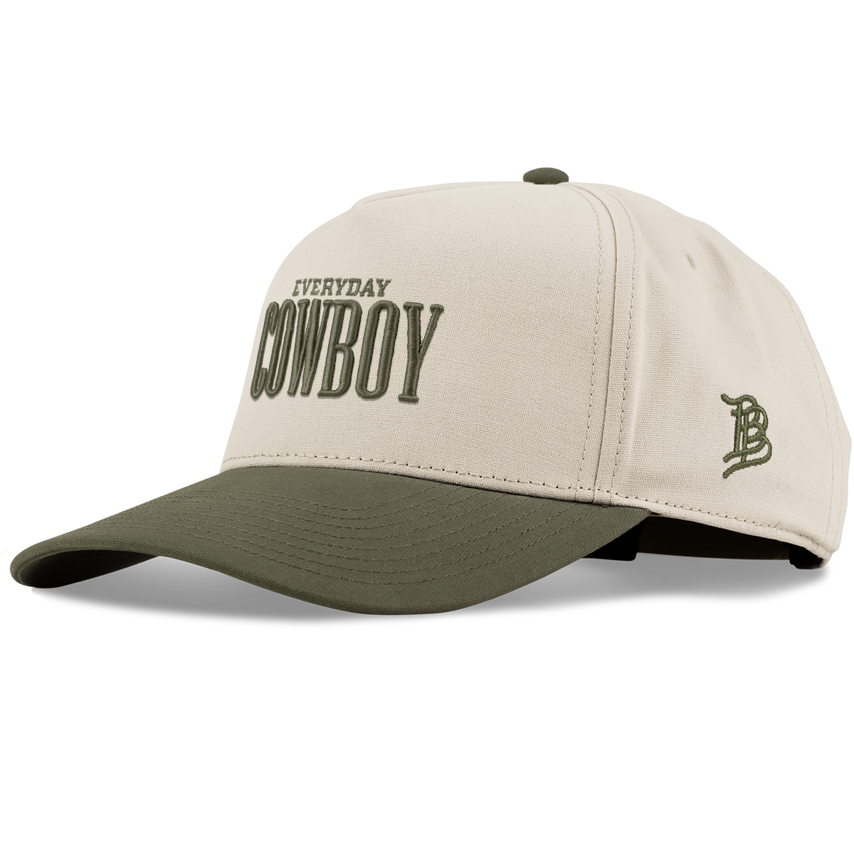Everyday Cowboy Curved 5 Panel Canvas Beige/Vintage Loden