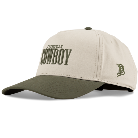 Everyday Cowboy Curved 5 Panel Canvas Beige/Vintage Loden