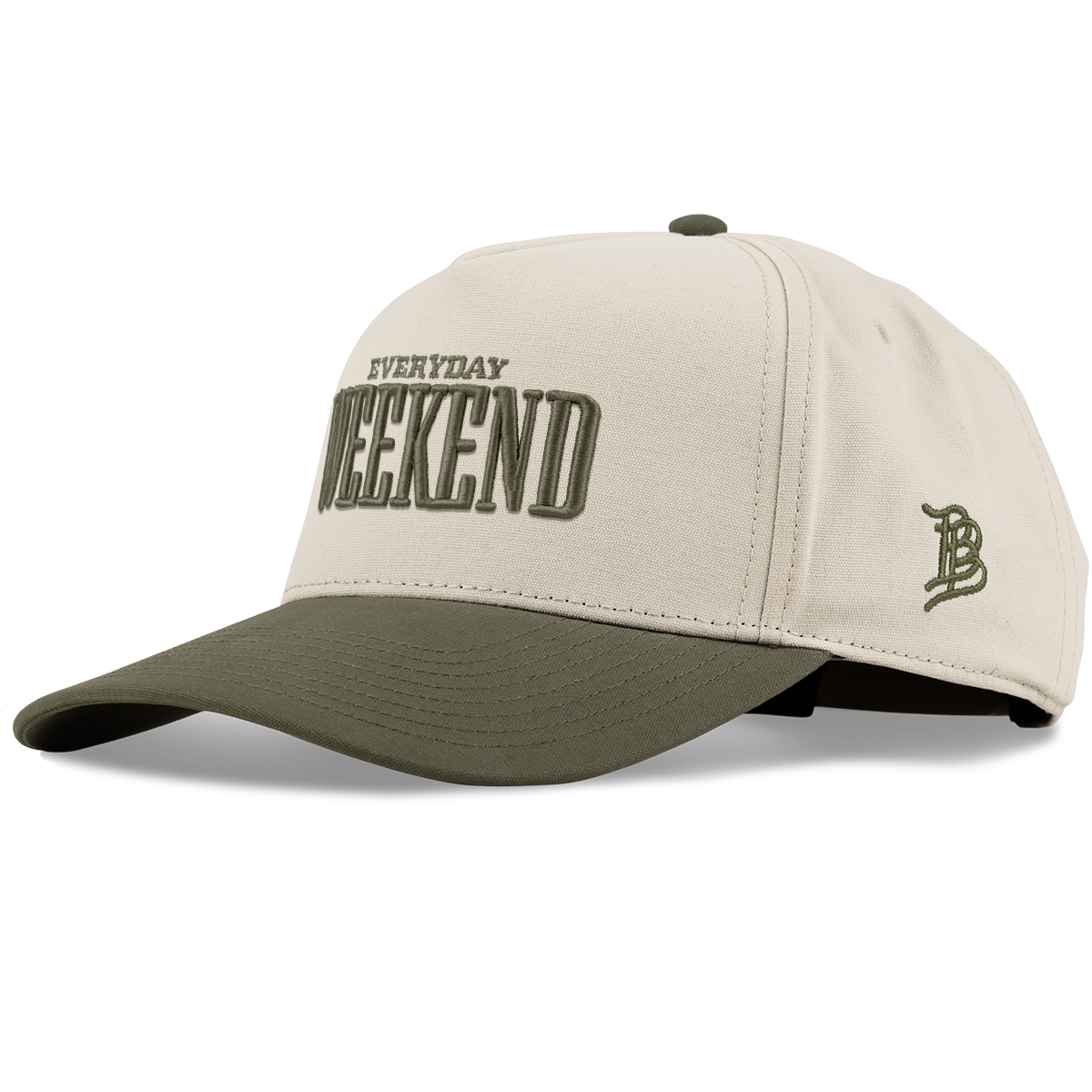 Everyday Weekend Curved 5 Panel Canvas Beige/Vintage Loden