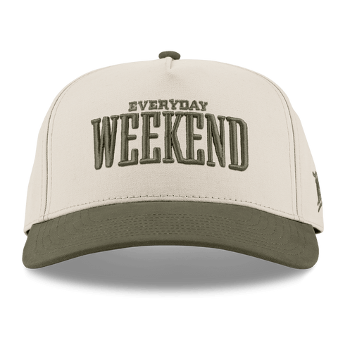 Everyday Weekend Curved 5 Panel Canvas Beige/Vintage Loden