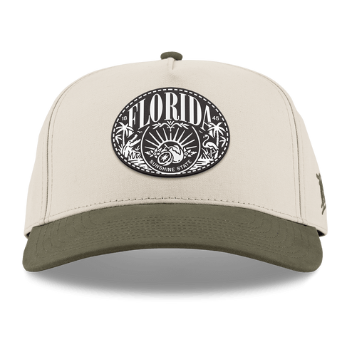 Florida Traveler Curved 5 Panel Canvas