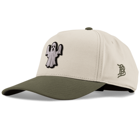 Ghostly PVC Curved 5 Panel Canvas Beige/Vintage Loden