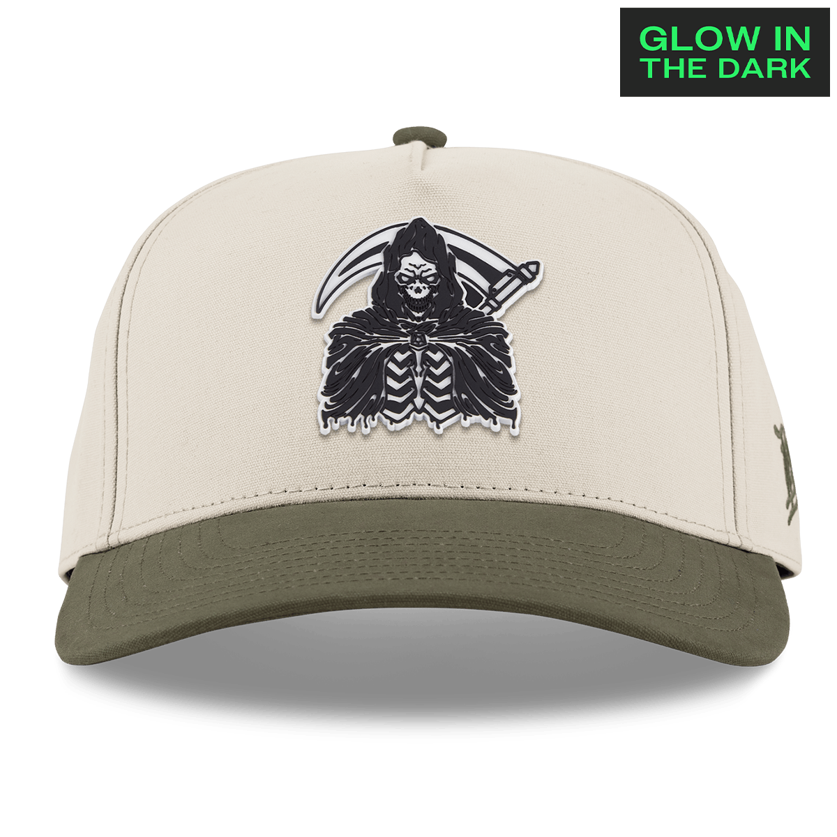 Grim Reaper Glow Curved 5 Panel Canvas Beige/Vintage Loden