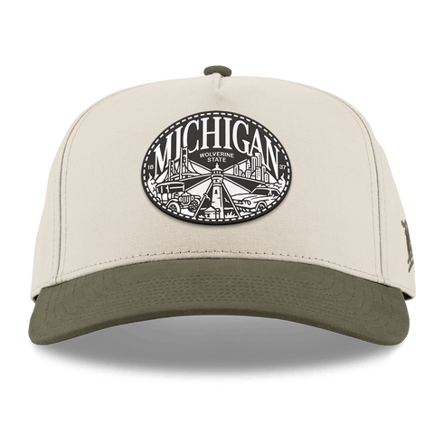 Michigan Traveler Curved 5 Panel Canvas