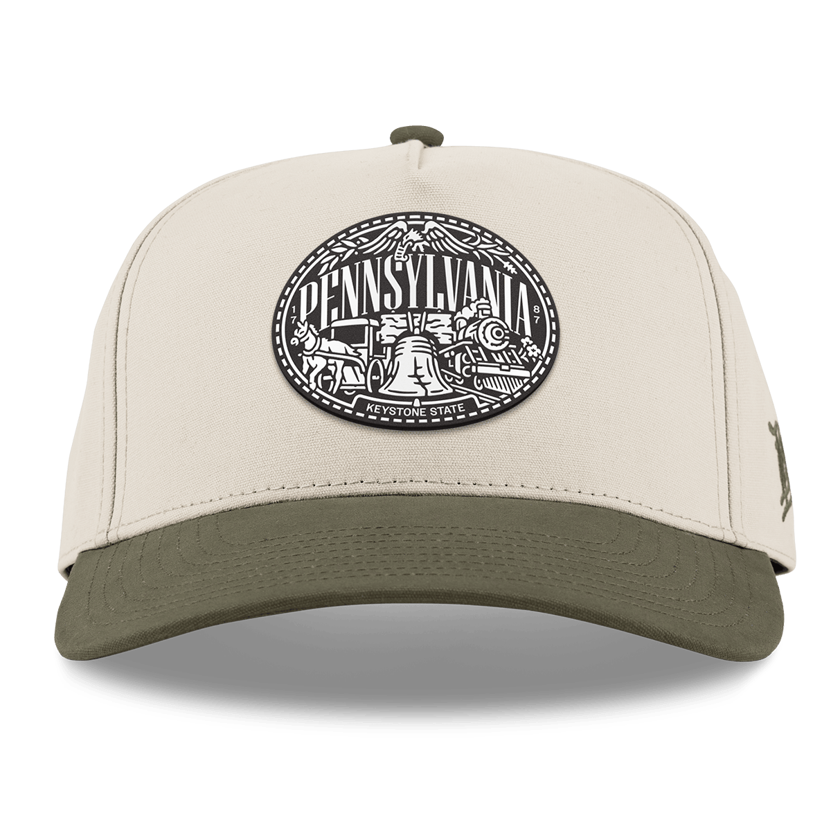 Pennsylvania Traveler Curved 5 Panel Canvas Beige/Vintage Loden