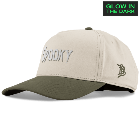 Spooky Glow Curved 5 Panel Canvas Beige/Vintage Loden