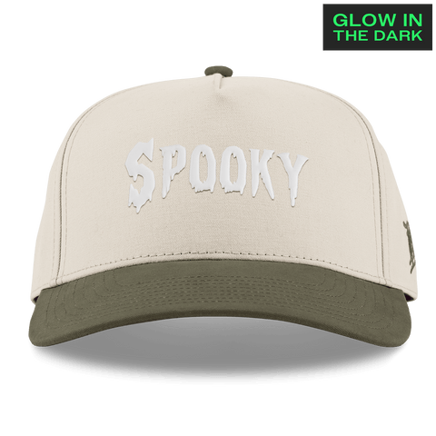 Spooky Glow Curved 5 Panel Canvas Beige/Vintage Loden
