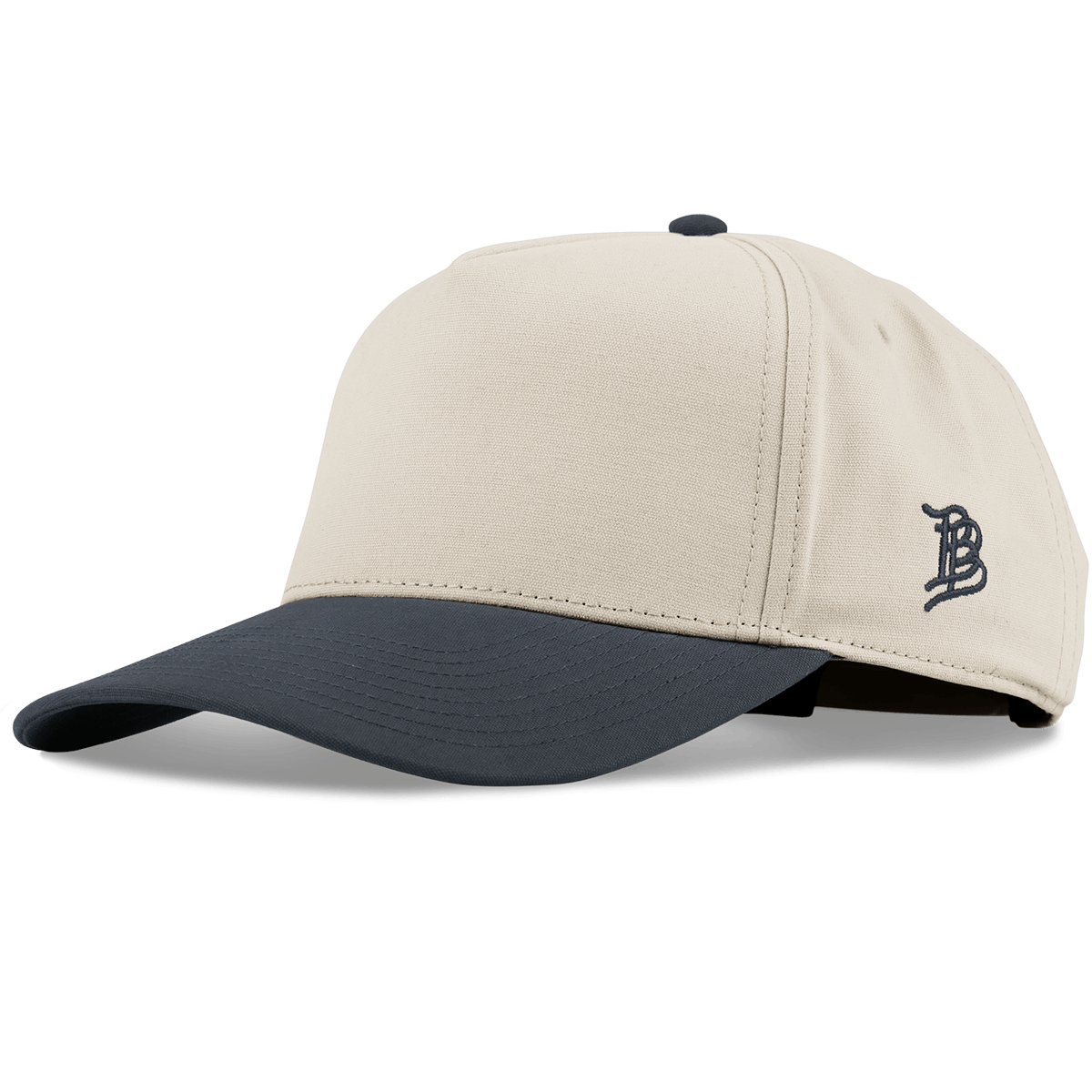 Bare Curved 5 Panel Canvas Beige/Vintage Navy
