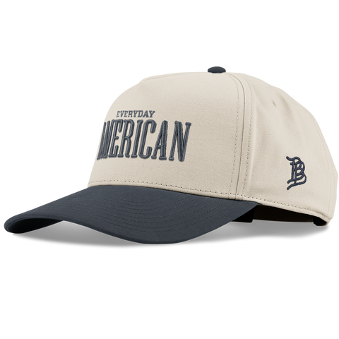 Everyday American Curved 5 Panel Canvas Beige/Vintage Navy