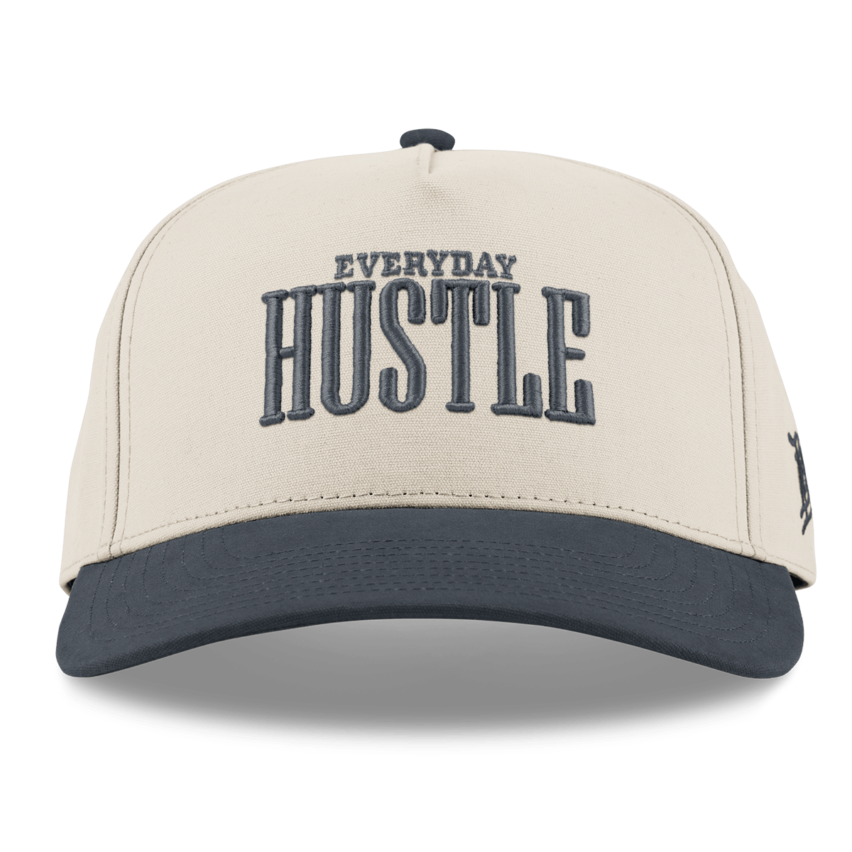 Everyday Hustle Curved 5 Panel Canvas Beige/Vintage Navy