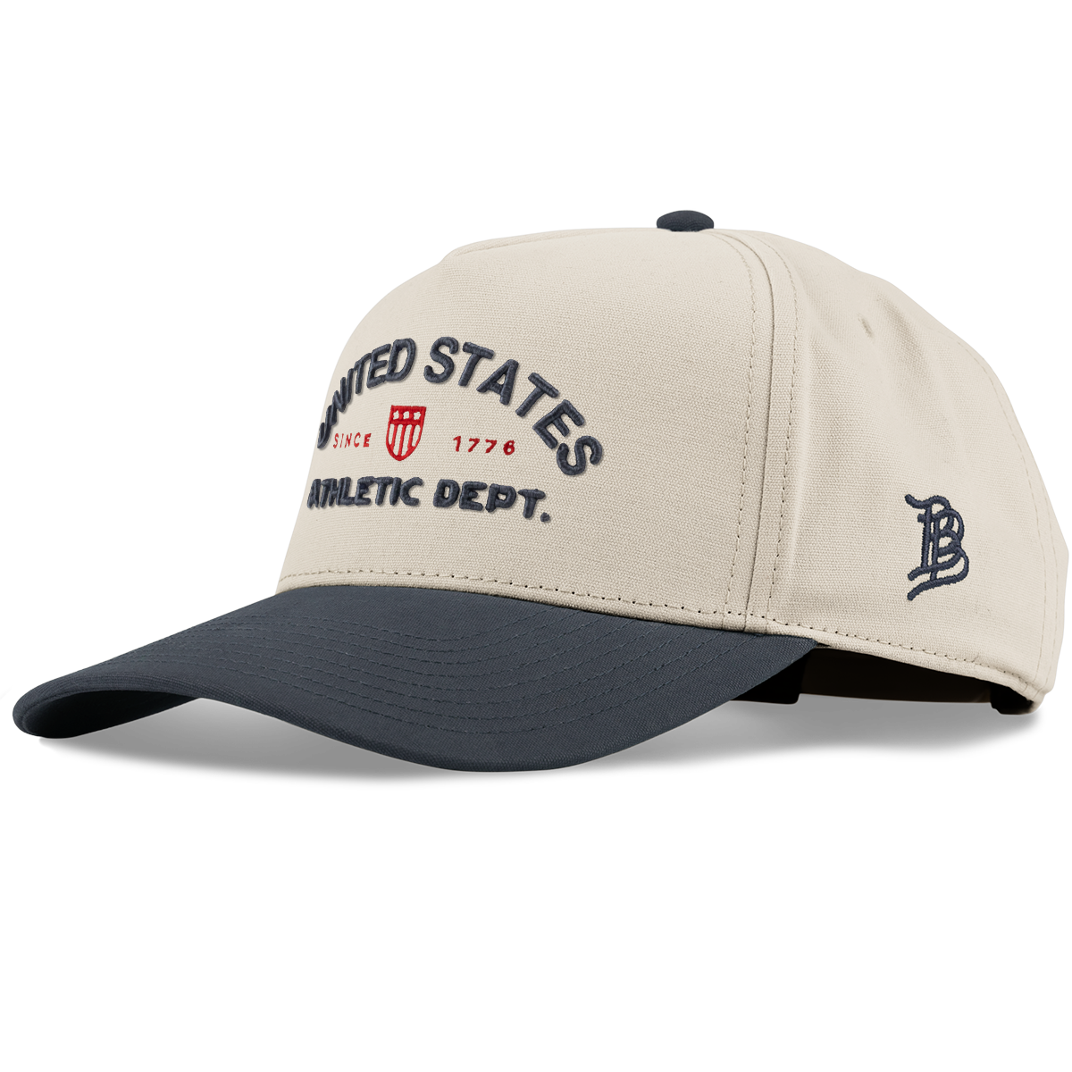 Heritage League Curved 5 Panel Canvas Beige/Vintage Navy