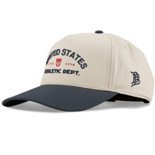 Heritage League Curved 5 Panel Canvas Beige/Vintage Navy