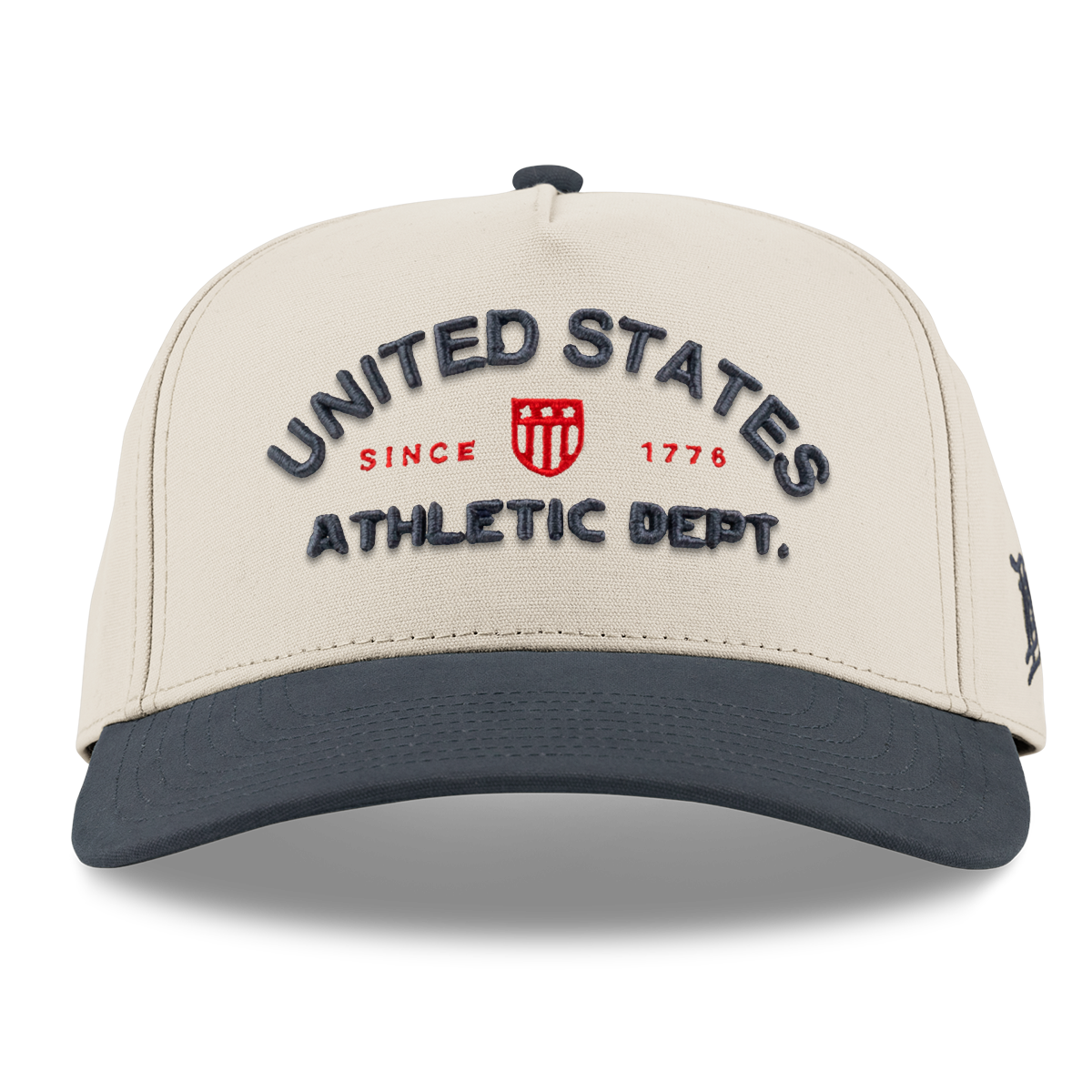 Heritage League Curved 5 Panel Canvas Beige/Vintage Navy