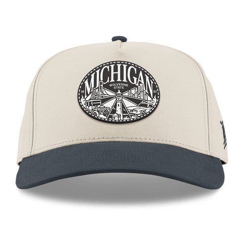 Michigan Traveler Curved 5 Panel Canvas