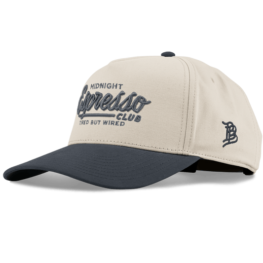 Midnight Espresso Club Curved 5 Panel Canvas Beige/Vintage Navy