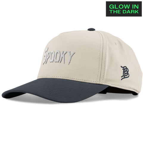 Spooky Glow Curved 5 Panel Canvas Beige/Vintage Navy