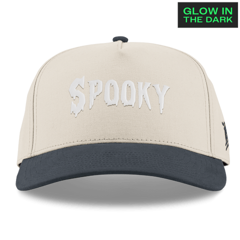 Spooky Glow Curved 5 Panel Canvas Beige/Vintage Navy