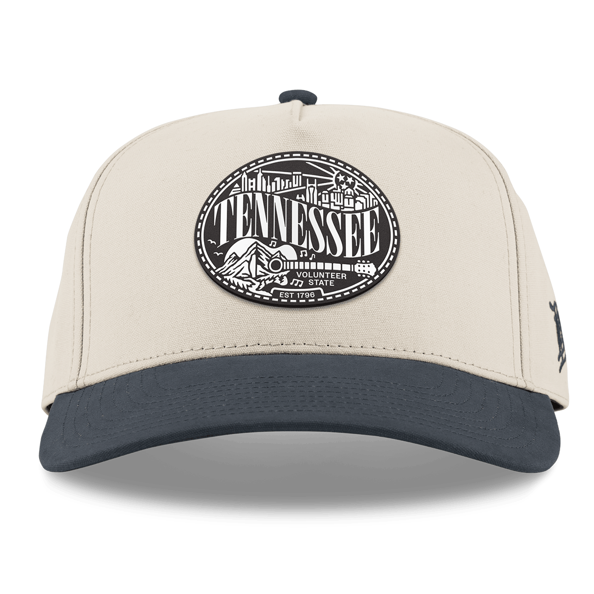 Tennessee Traveler Curved 5 Panel Canvas Beige/Vintage Navy