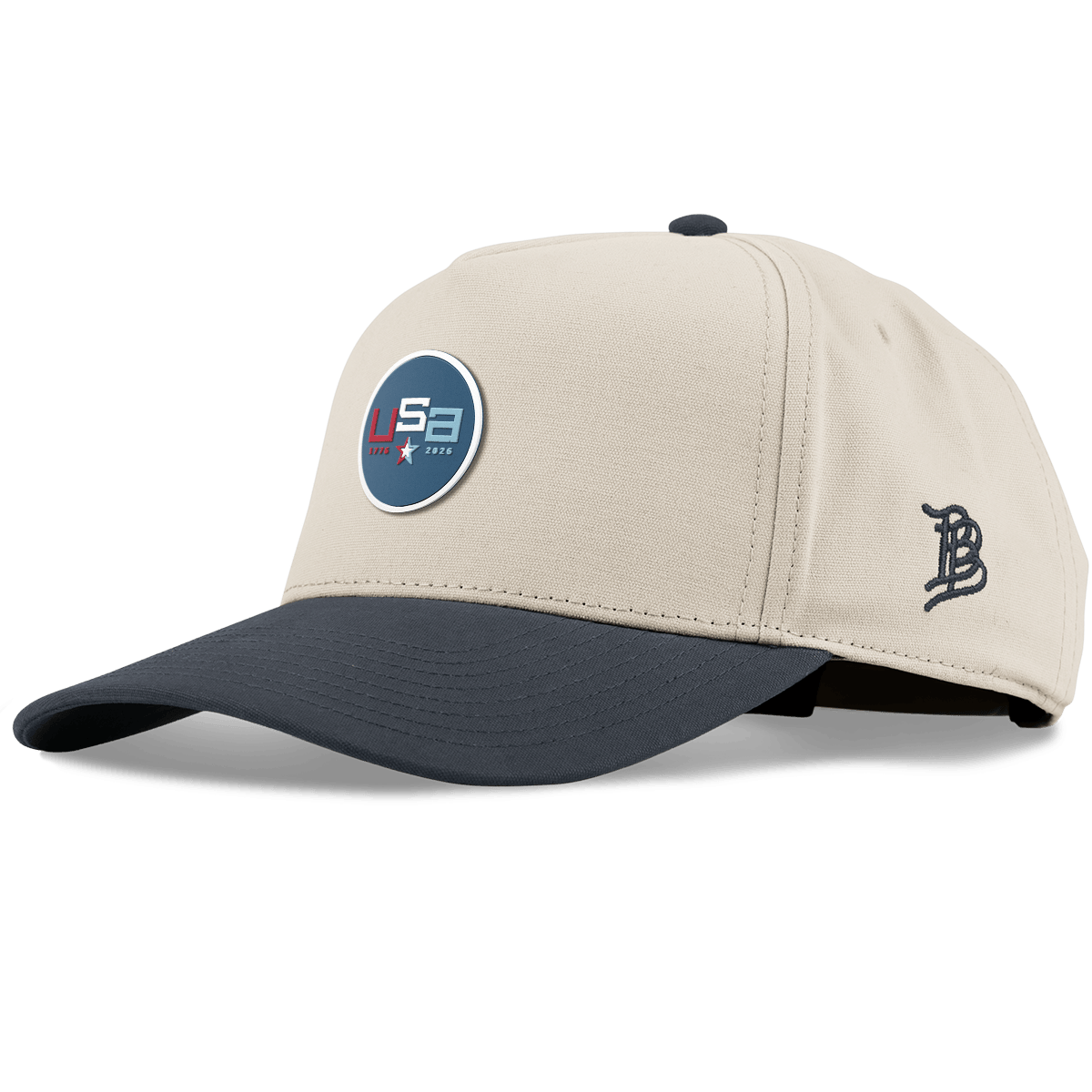 USA 250 Curved 5 Panel Canvas Beige/Vintage Navy