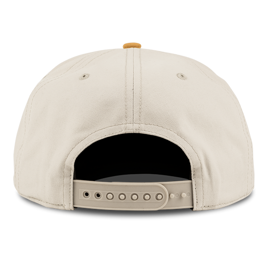 Ghostly PVC Curved 5 Panel Canvas Back Beige/Wheat