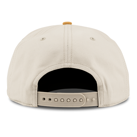Bare Curved 5 Panel Canvas Back Beige/Wheat