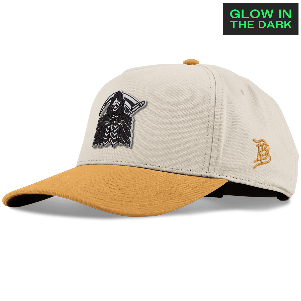 Grim Reaper Glow Curved 5 Panel Canvas Beige/Vintage Wheat