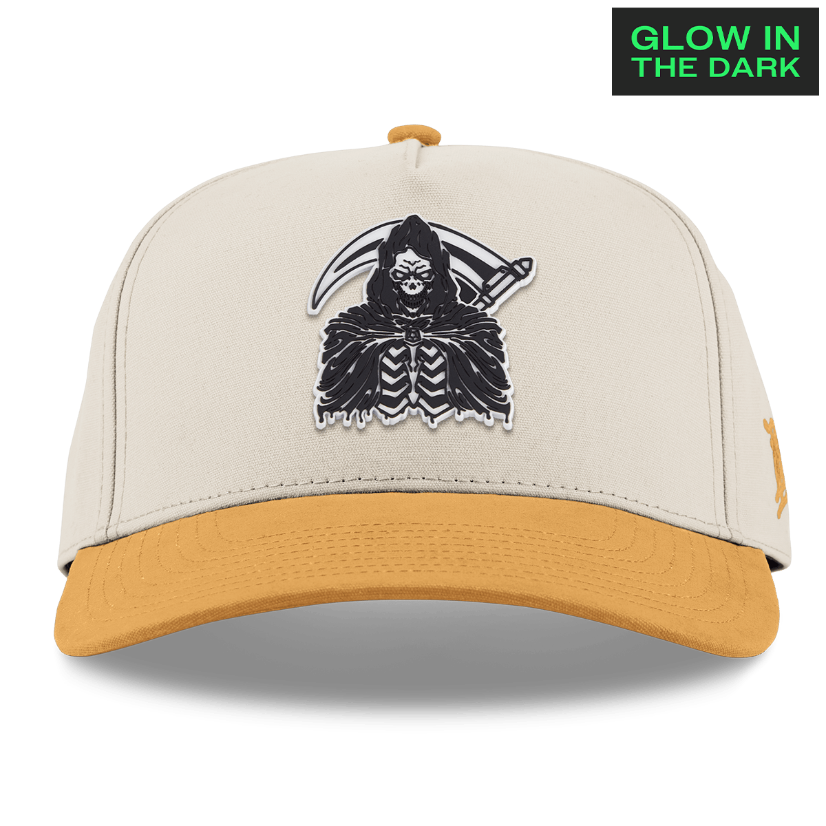 Grim Reaper Glow Curved 5 Panel Canvas Beige/Vintage Wheat