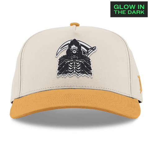 Grim Reaper Glow Curved 5 Panel Canvas Beige/Vintage Wheat