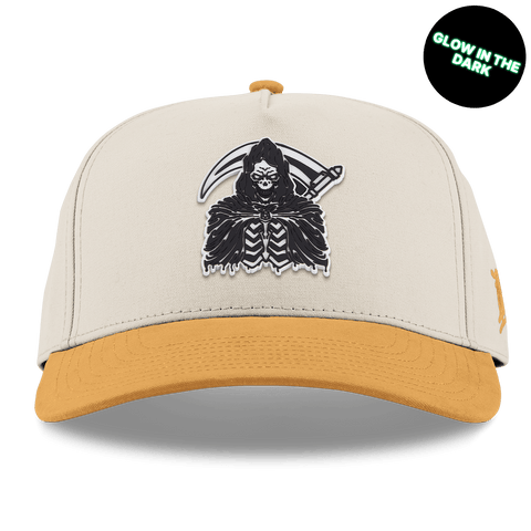 Grim Reaper Glow Curved 5 Panel Canvas Beige/Wheat